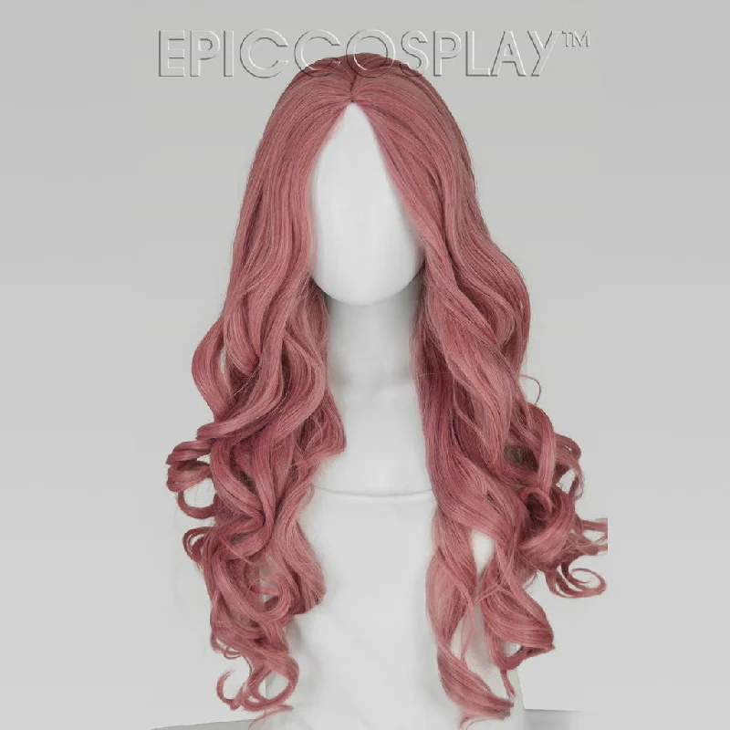 Long - length wig with a side - swept bang for a sophisticated lookDaphne - Princess Pink Mix Wig