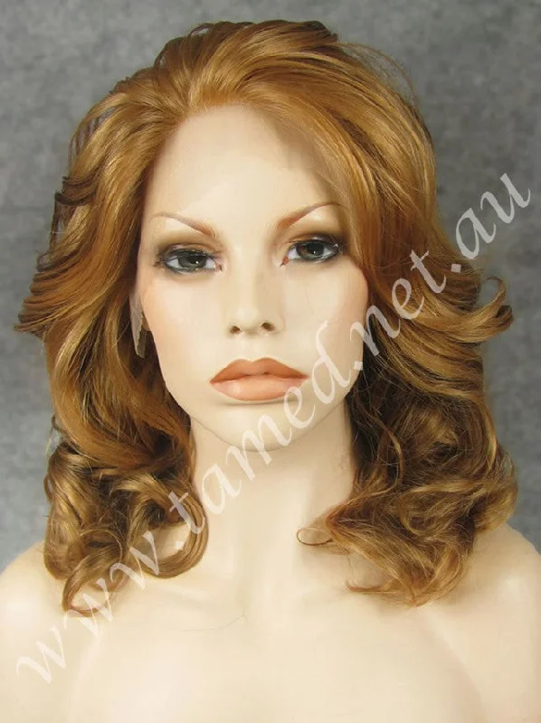 Medium - length wig with a curly fringe for a playful and youthful vibeEMILY CYPRESS