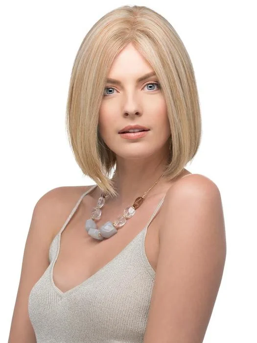 Medium - length wig with a straight texture for a sleek and modern lookEmmeline | Remy Human Hair (Mono Top) Wig by Estetica