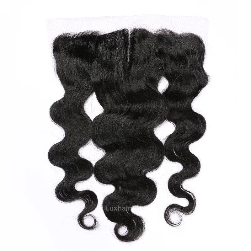 Medium - length wig with a heat - resistant formula for easy styling at homeFrontal-Brazilian hair-Body Wave