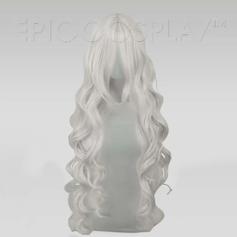 Long - length wig with a platinum - blonde color for a bold and trendy lookHera - Classic White Wig