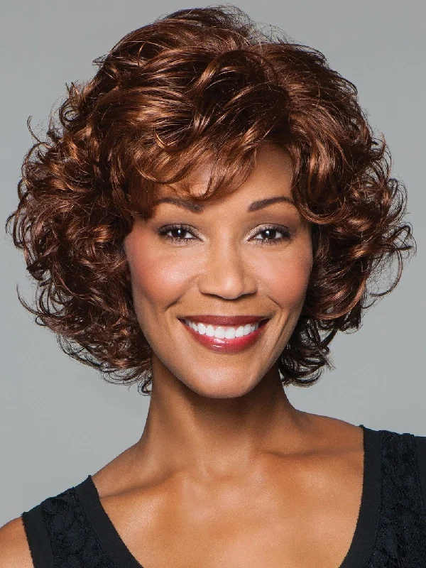 Long - length wig with a middle - part for a classic and elegant styleHorizon Large by Gabor | Curly Wig For Black Women | CLOSEOUT