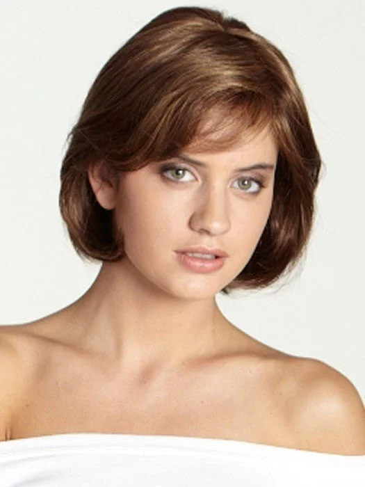 Long - length wig with a wispy fringe for a soft and feminine lookHouston by Dream USA | Hand-Tied & Mono | CLOSEOUT