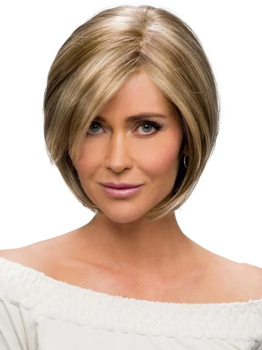 Long - length wig with a platinum - blonde color for a bold and trendy lookKeira by Estetica | CLOSEOUT