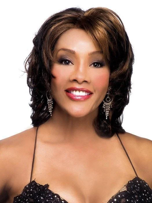 Long - length wig with a side - swept bang for a sophisticated lookLoretta by Vivica Fox | Wig for Black Women | CLOSEOUT