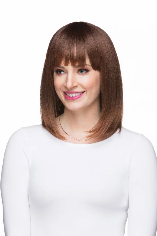 Medium - length wig with a side - swept bang for a sophisticated lookDara <br>Synthetic Wig