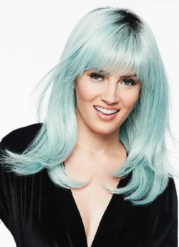 Medium - length wig with a 180 - density for a full and thick appearanceMint to Be Wig