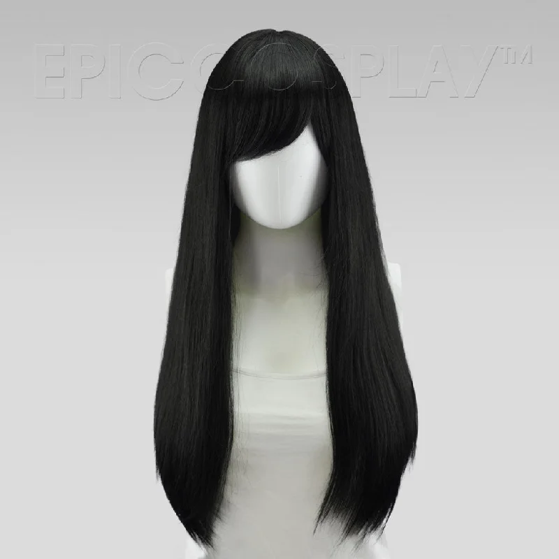 Long - length wig with a platinum - blonde color for a bold and trendy lookNyx - Black Wig