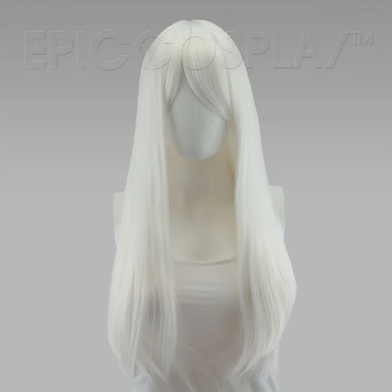 Long - length wig with a side - swept bang for a sophisticated lookNyx - Classic White Wig