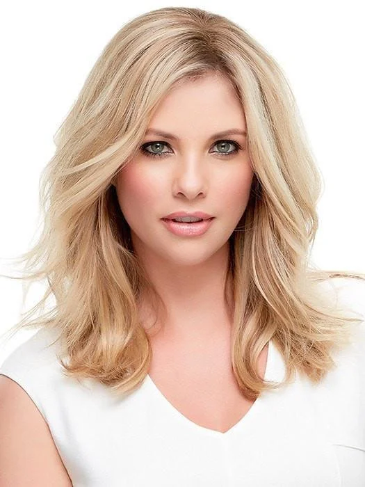 Adjustable - cap medium - length wig for a comfortable fitTop Style HH 12" Renau Exclusive | Remy Human Hair (Full Mono)