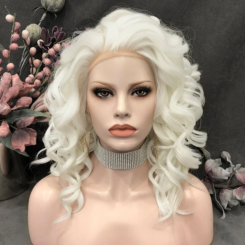 Medium - length wig with a side - part for a more flattering lookQUINN INNOCENCE