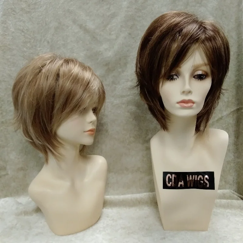 Medium - length wig with a 180 - density for a full and thick appearanceRACHEL AVERAGE