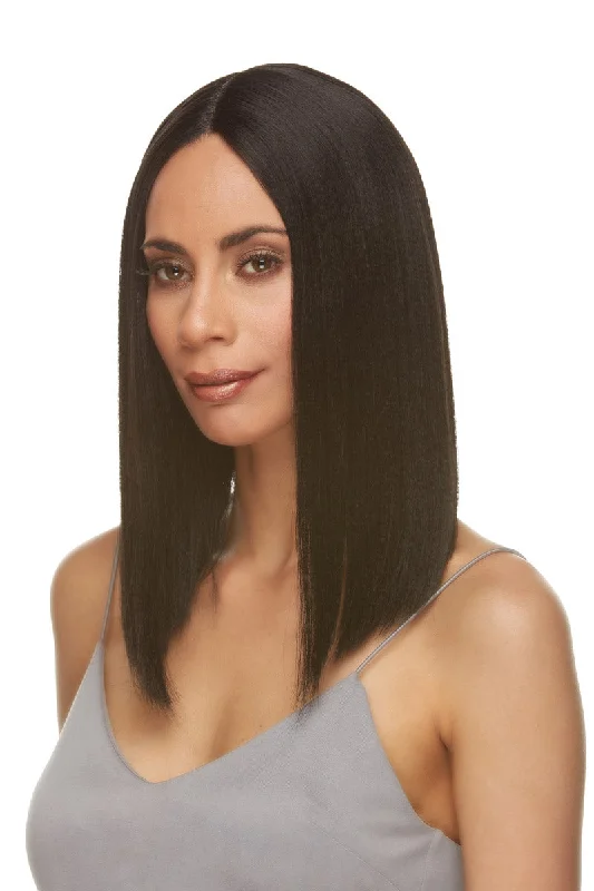 Medium - length wig with a wavy texture for a beachy and relaxed lookMika <br>Synthetic Lace Front Wig