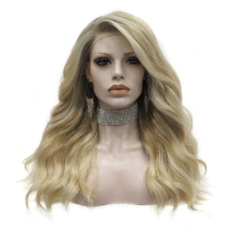 Medium - length wig with a side - swept bang for a sophisticated lookTABITHA BARBIE