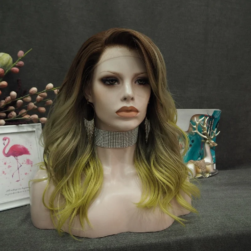 Human - hair medium - length wig for a natural and luxurious feelTARA HORNETT